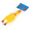 Yellow Screaming Rubber Chicken Pet Dog Toy