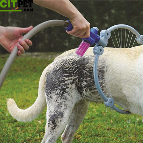 Pet Dog Cat Bathing Cleaner 360 Degree Shower Tool Kit Cleaning