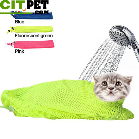Mesh Cat Grooming Bathing Bag 2017