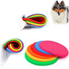 Dog Flying Disc Tooth Resistant Training Toy Play Frisbee Tide