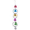 Parrot Bird Toys Metal Ring Bell Hanging