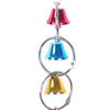 Parrot Bird Toys Metal Ring Bell Hanging