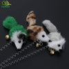 3pcs Pet Cat Toys Feather False Mouse Bottom Sucker