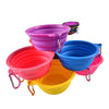 Dog Bowl,Dog Cat Pet Travel Bowl Silicone Collapsible