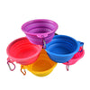 Dog Bowl,Dog Cat Pet Travel Bowl Silicone Collapsible