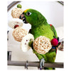 Conure Loofah Sponge Handmade Parrot Toys With Bell 2017