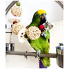 Conure Loofah Sponge Handmade Parrot Toys With Bell 2017