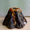 Aquarium Ornament Volcano Shape Ornament Air Bubble Stone Fish Tank