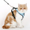 Harness Vest Leashes Suit Navy Blue for Small Cat Pet