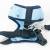 Harness Vest Leashes Suit Navy Blue for Small Cat Pet