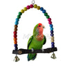 Colorful Parrot Swing Bird Cage