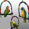 Colorful Parrot Swing Bird Cage