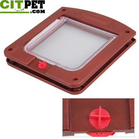 Waterproof Pet Door Flap with 4 Way Lock for Small Cats Dogs