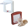 Waterproof Pet Door Flap with 4 Way Lock for Small Cats Dogs