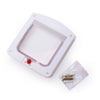 Lockable Cat Flap Door Kitten Dog Pet Lock Suitable for Any Wall or Door