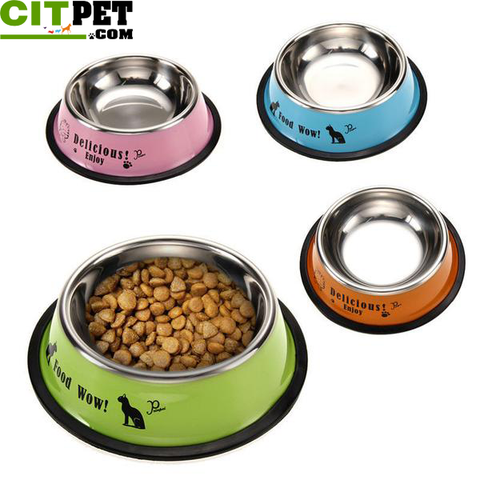 Pet Feeding Bowl Anti-skid Pet Dog Cat Food Water Bowl Feeding Drinking Bowls
