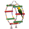 Parrot Perroquet Macaw Cockatiel Budgie Scratcher Parrots Climb Circular Hanging Swing Hamster Rats Toy