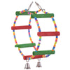 Parrot Perroquet Macaw Cockatiel Budgie Scratcher Parrots Climb Circular Hanging Swing Hamster Rats Toy