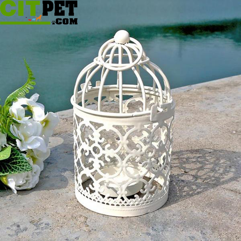 Birdcage 8*14cm Iron Metal Antique Decorative Wedding Birdcage Wedding Decoration