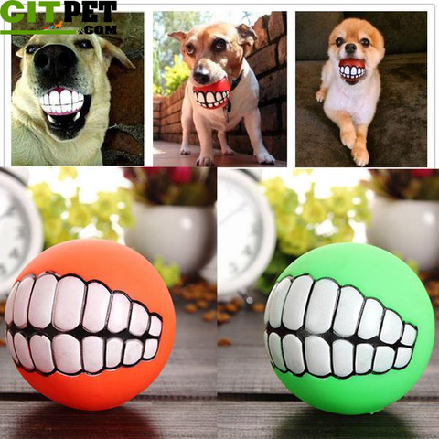 Pet Puppy Funny Ball Teeth Silicon Toys 2017