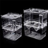 Aquarium Fish Breeding Box Acrylic Double Guppies Hatching Incubator Isolation Box Hatchery Fish