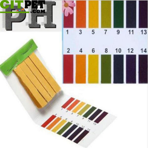 Aquarium Water pH Test Strips Universal