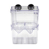 High Clear Fish Breeding Box Aquarium Breeder Box Double Guppies Hatching Incubator Isolation