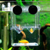 High Clear Fish Breeding Box Aquarium Breeder Box Double Guppies Hatching Incubator Isolation