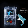 High Clear Fish Breeding Box Aquarium Breeder Box Double Guppies Hatching Incubator Isolation