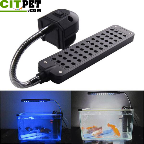 LED Aquarium Light Lamp For Coral Reef aquatic animals EU Fish Tank Ornament