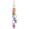 Candy color peck chewing parrot toys