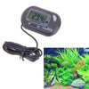 Digital LCD Screen Sensor Thermometer Wired Aquarium Fish Tank Black