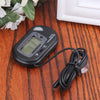 Digital LCD Screen Sensor Thermometer Wired Aquarium Fish Tank Black