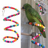 100CM Parrots Toys Bird Swing Exercise Rainbow Hamster Parrot Parakeet