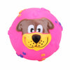 Dog Toys Soft Rubber Dog Face Chew Squeaker Squeaky Toys