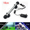 US Plug Aquarium Fish Tank Bar Submersible Waterproof Clip Lamp Decor