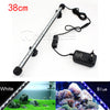 US Plug Aquarium Fish Tank Bar Submersible Waterproof Clip Lamp Decor