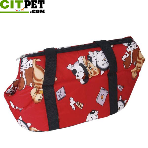 Hot !!! Red soft travel bag Shoulder Handbag Carrier for Dog