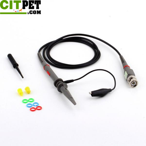 SDFC 1Set High Quality P6100 Oscilloscope Probe DC-100MHz Scope Clip Probe 100MHz