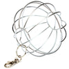 Stainless Steel Round Sphere Food Feed Dispenser Hanging Ball Toy