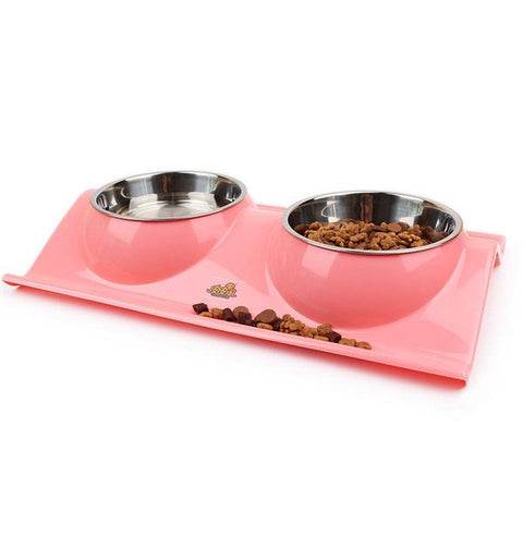 Stainless steel double Bowls For Dog 2017