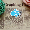 Pawprint Pendant Necklace Collar