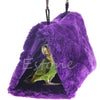 Plush Bird Hanging Cave Cage Snuggle Happy Hut Tent Bed Bunk