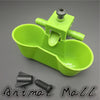 1 Pcs Green The New Water Bowls Quail Drinking Waterer Bird Siamese Water Bowl Feeding Tools