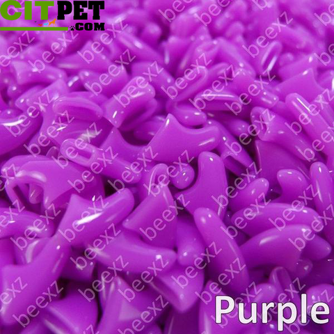 120pcs - Soft Nail Caps for Cats + 6x Adhesive Glue + 6x Applicator