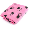 Lovely Pets Mat Design Paw Print Soft Warm Fleece Pet Blanket Dog Cat Mat Puppy Bed Sofa