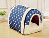 Dog House Nest With Mat Foldable Pet Dog Bed Cat Bed House 2017