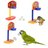 Parakeet Bell Balls Parrot Toys Birdie Basketball Hoop Props Pet Parrot