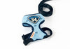 Harness Vest Leashes Suit Navy Blue for Small Cat Pet