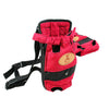 Dog carrier fashion red color Travel Dog Backpack Breathable Pet Bags Shoulder